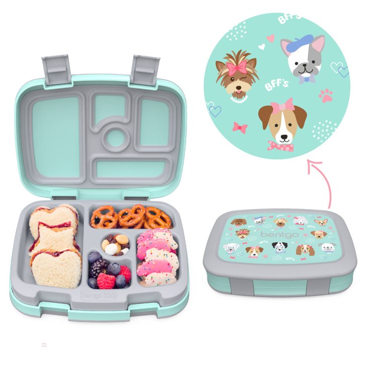 Puppy Love Bentgo Prints Lunch Box & Lunch Bag Kids' Lunch Set USA | 872641WYR