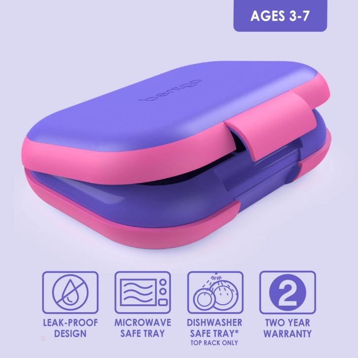 Purple Bentgo Chill Kids' Lunch Box USA | 140379YOD