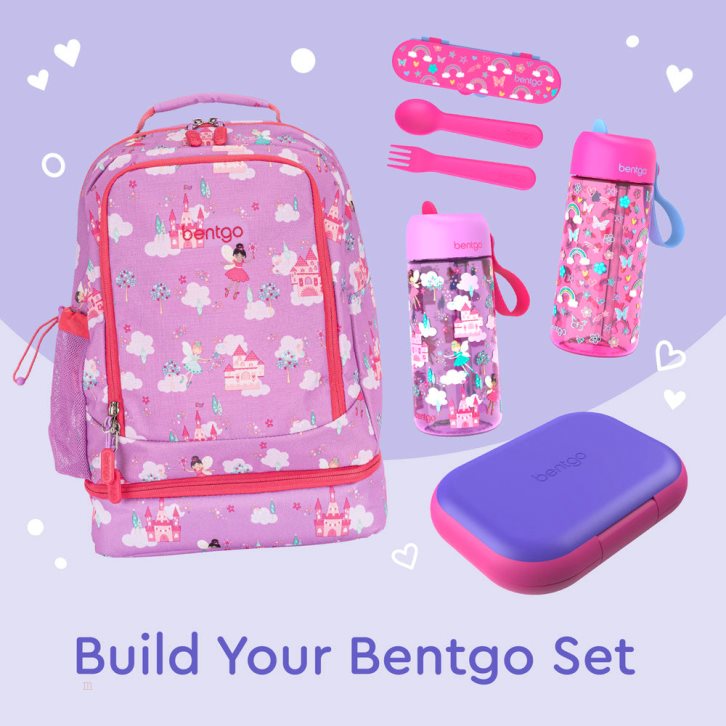 Purple Bentgo Chill Kids' Lunch Box USA | 140379YOD