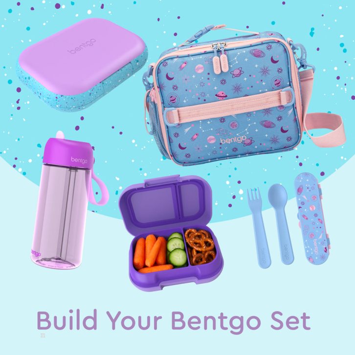 Purple Bentgo Chill Kids' Lunch Box USA | 706812KEP