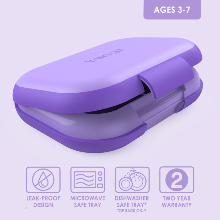 Purple Bentgo Chill Kids' Lunch Box USA | 942876RFU