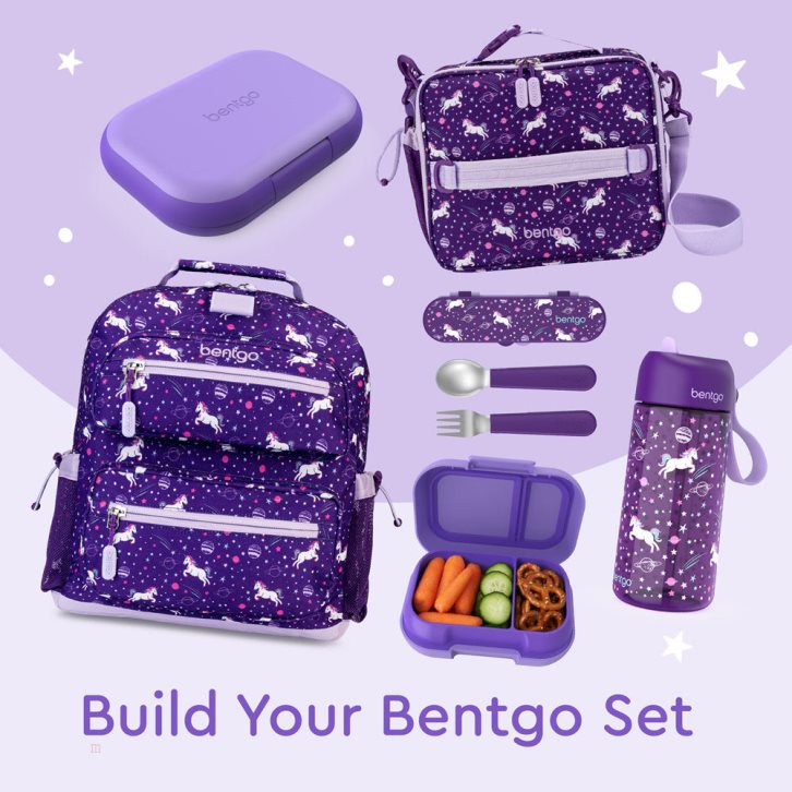 Purple Bentgo Chill Kids' Lunch Box USA | 942876RFU