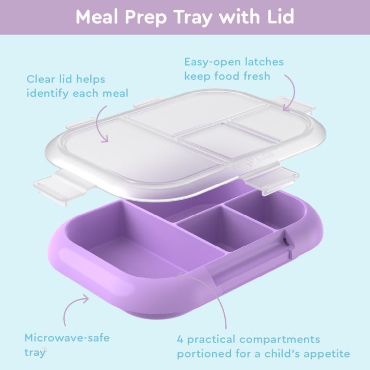 Purple Bentgo Chill Lunch Box & 2 Extra Trays with Lids Kids' Lunch Box USA | 253978TRI