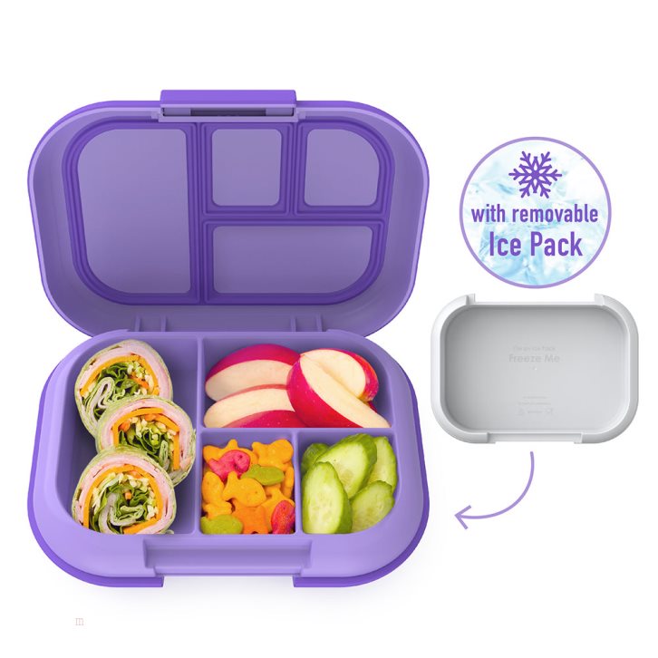 Purple Bentgo Chill Lunch Kids' Snack Box USA | 065384KVO