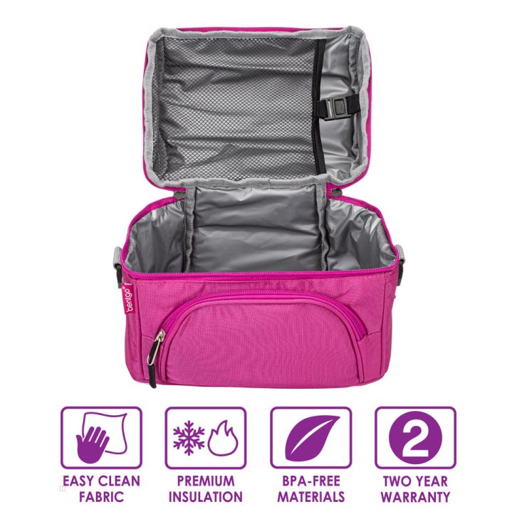 Purple Bentgo Deluxe Adults Lunch Bag USA | 091378LKT