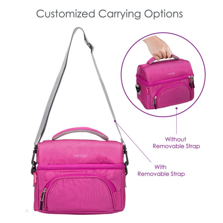 Purple Bentgo Deluxe Adults Lunch Bag USA | 091378LKT