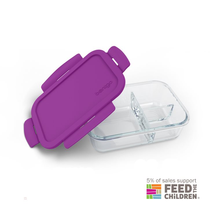 Purple Bentgo Glass Adults Lunch Container USA | 573019XBU