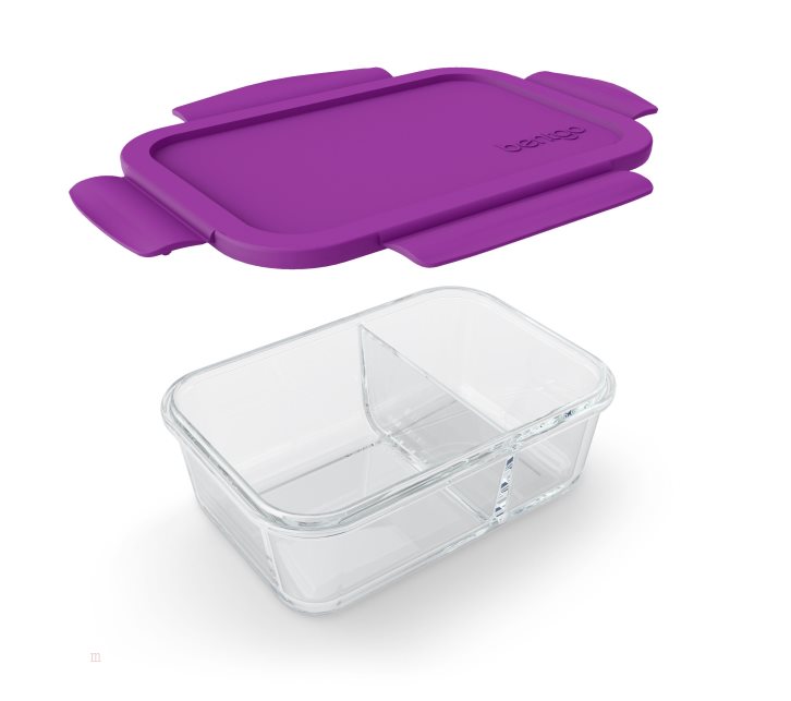 Purple Bentgo Glass Adults Snack Container USA | 571602VQJ