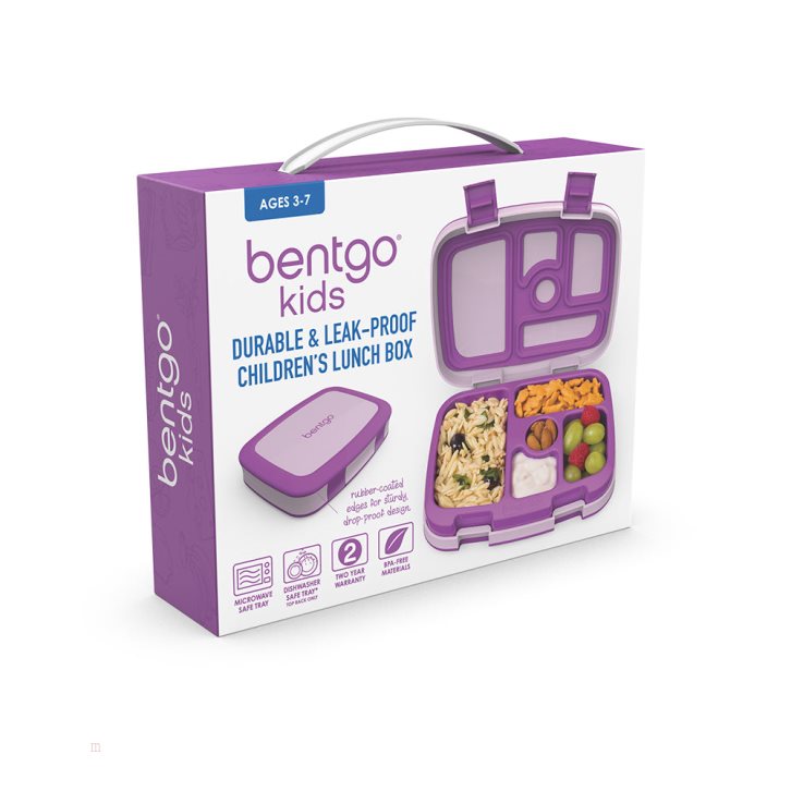 Purple Bentgo Kids' Lunch Box USA | 714580DUI