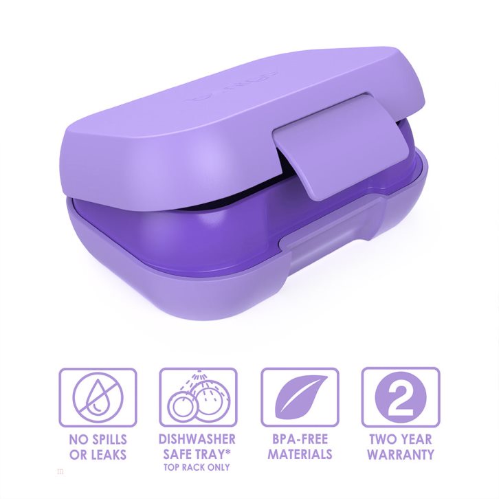 Purple Bentgo Kids' Snack Container USA | 806921YZC