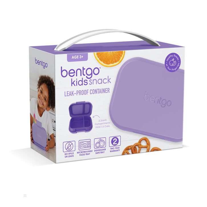 Purple Bentgo Kids' Snack Container USA | 806921YZC