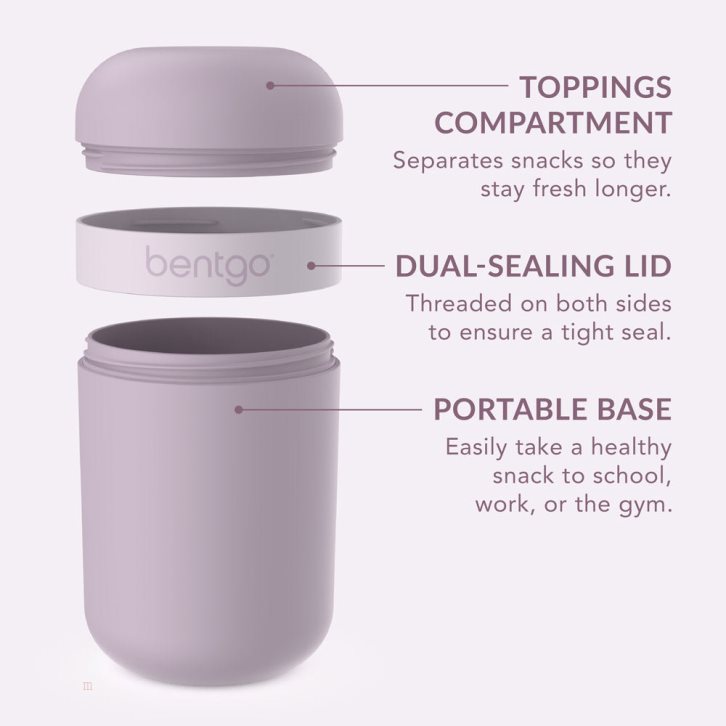 Purple Bentgo Modern Lunch Box & Snack Cup Adults Lunch Box USA | 629350PIS