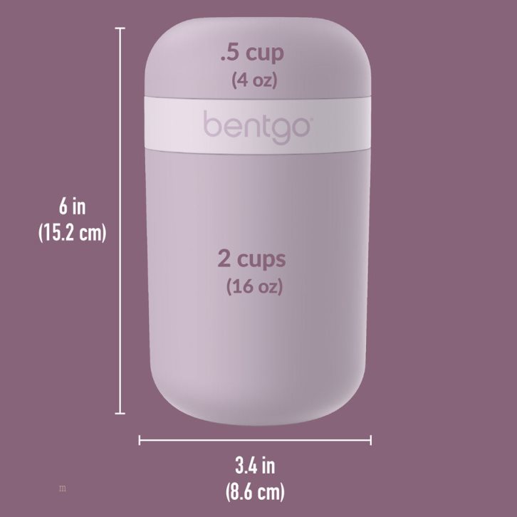 Purple Bentgo Snack Cup Adults Snack Container USA | 317496HMY