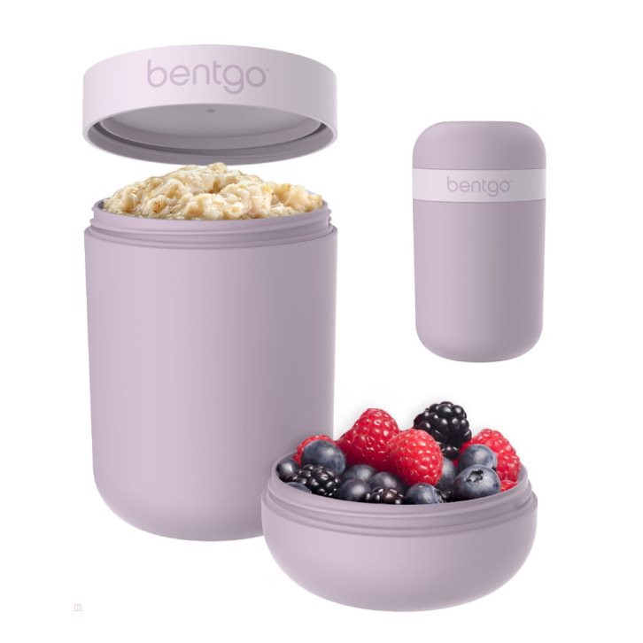 Purple Bentgo Snack Cup Adults Snack Container USA | 317496HMY