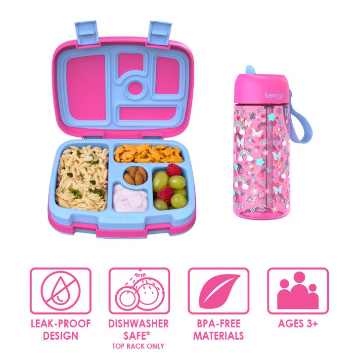 Rainbows Butterflies/Fairies Bentgo Prints Water Bottles Kids' Lunch Box USA | 190762DHV