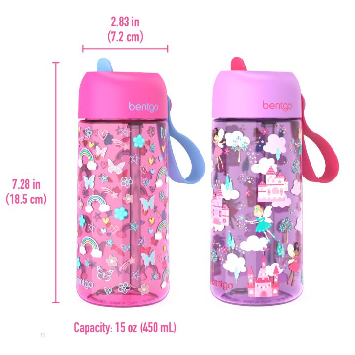 Rainbows Butterflies/Fairies Bentgo Prints Water Bottles Kids' Lunch Box USA | 190762DHV