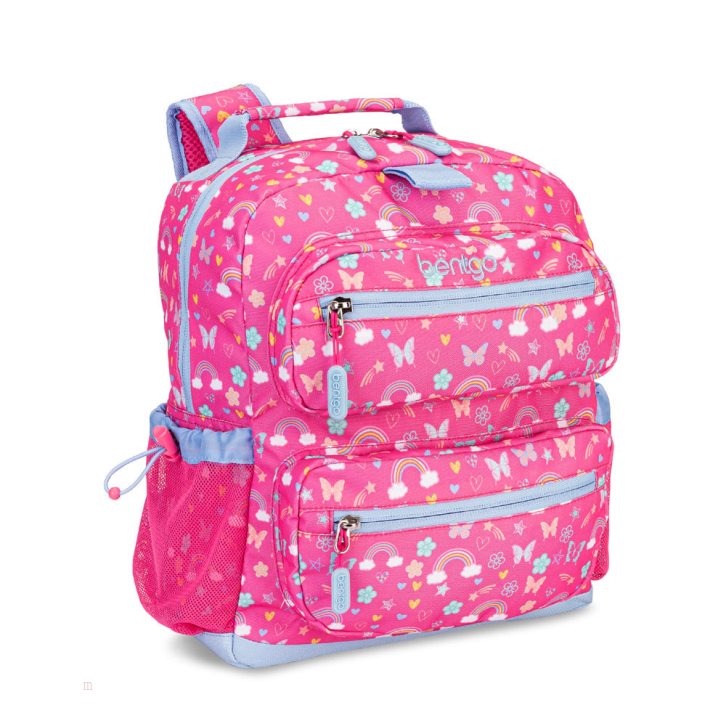 Rainbows & Butterflies Bentgo Prints Kids\' Backpack USA | 846107YFM