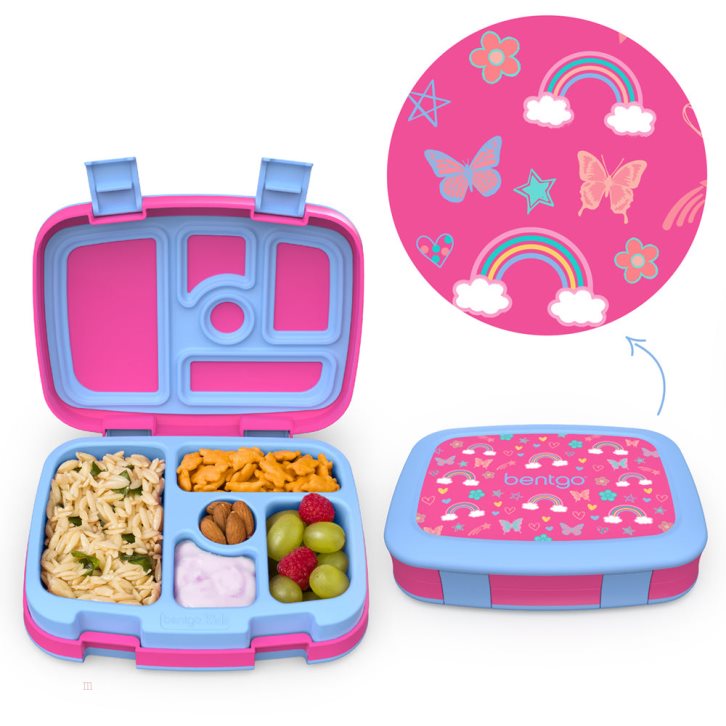 Rainbows & Butterflies Bentgo Prints Lunch Box Kids' Backpack USA | 974185BXS