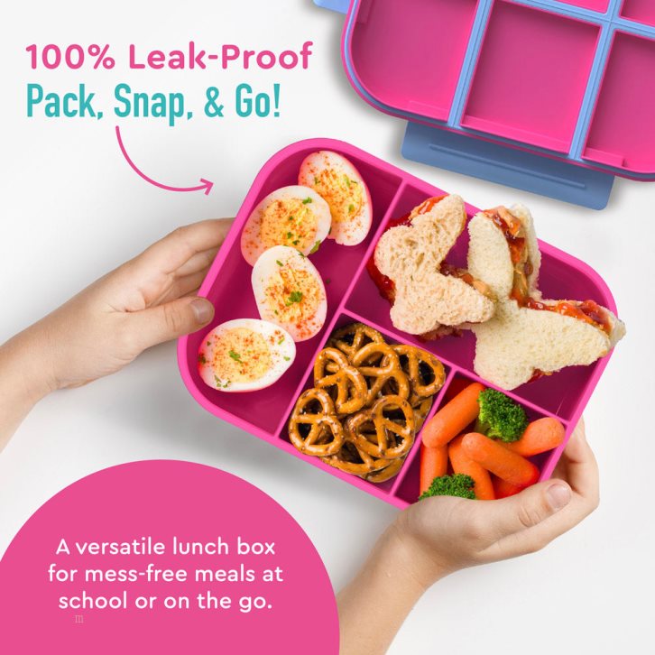 Rainbows & Butterflies Bentgo Snap & Go Kids' Lunch Box USA | 765419QZB