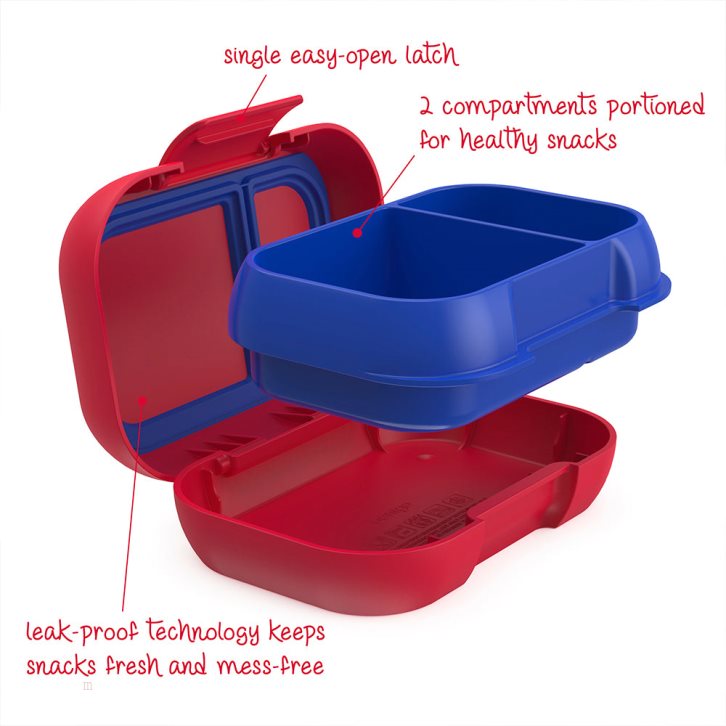 Red / Royal Bentgo Chill Lunch Kids' Snack Box USA | 285104DXQ