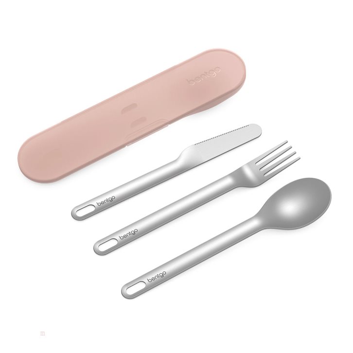 Rose Bentgo Stainless Steel Travel Utensil Set Adults Utensils USA | 168493KDO