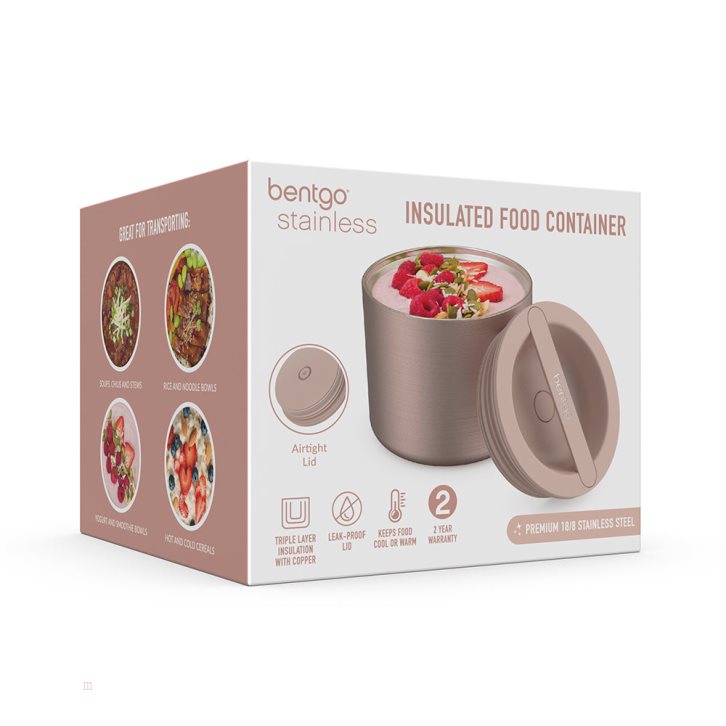 Rose Gold Bentgo Stainless Steel Insulated Adults Food Containers USA | 739162JHI