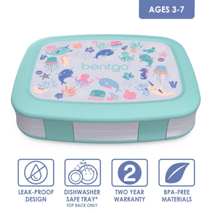 Sea Life Bentgo Prints Kids' Lunch Box USA | 641580QCW