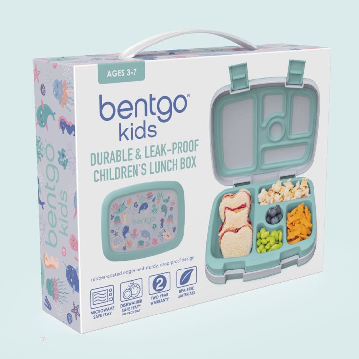 Sea Life Bentgo Prints Kids' Lunch Box USA | 641580QCW