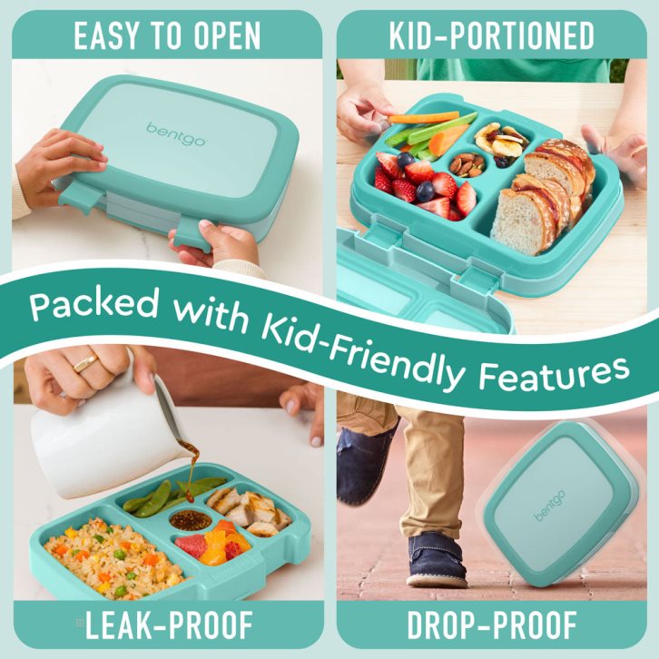 Seafoam Bentgo Kids' Lunch Box USA | 965372MNE