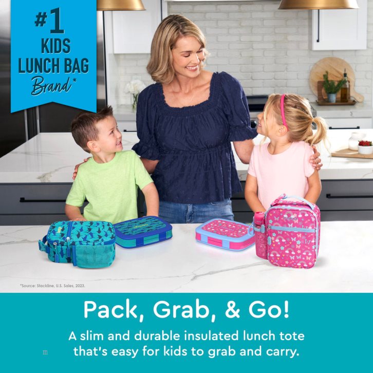 Sharks Bentgo Insulated Lunch Tote Kids' Lunch Box USA | 920168TXE