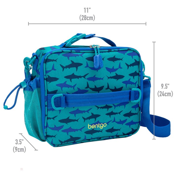 Sharks Bentgo Prints Kids' Lunch Bag USA | 539420WTL