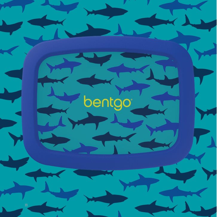 Sharks Bentgo Prints Kids' Lunch Box USA | 702185NLU