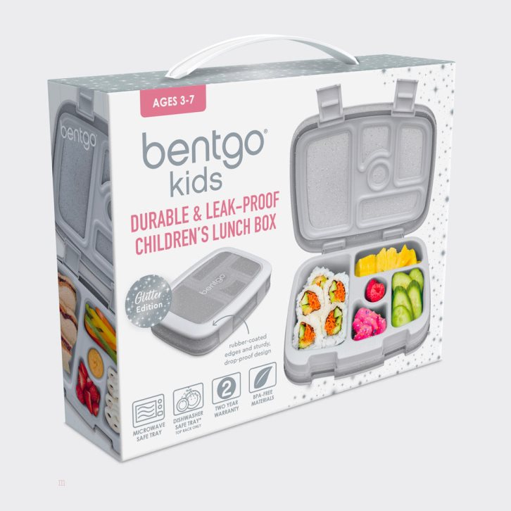 Silver Bentgo Kids' Lunch Box USA | 489563JWQ