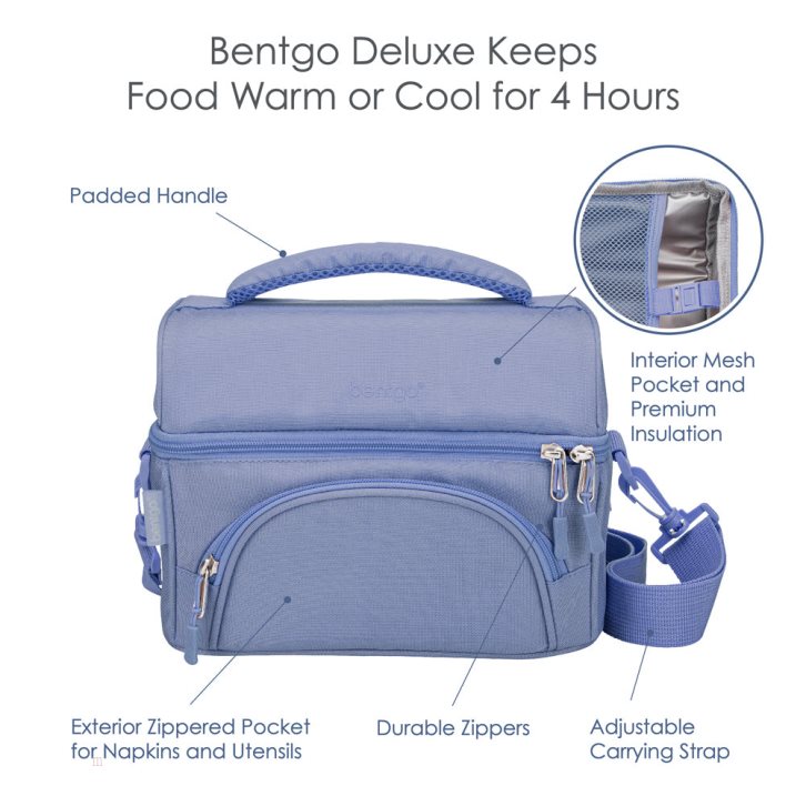 Slate Bentgo Classic Lunch Box & Deluxe Bag Adults Lunch Set USA | 059123ABU