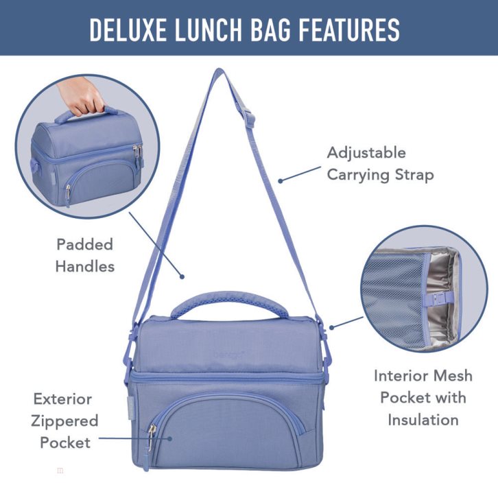 Slate Bentgo Deluxe 4-Piece Adults Lunch Set USA | 758149QTF