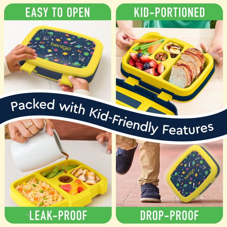 Space Bentgo Prints Kids' Lunch Box USA | 490723PGE