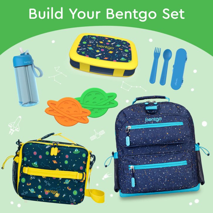 Space Bentgo Prints Kids' Lunch Box USA | 490723PGE