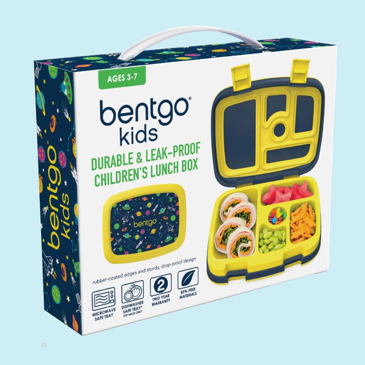 Space Bentgo Prints Kids' Lunch Box USA | 490723PGE