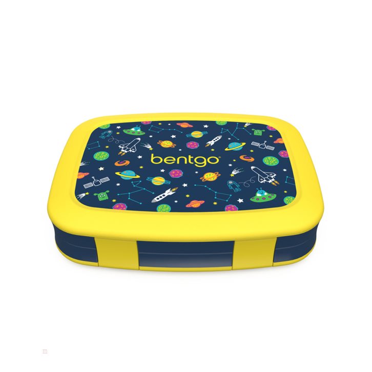 Space Bentgo Prints Lunch Box & Lunch Bag Kids' Lunch Set USA | 725498YQX