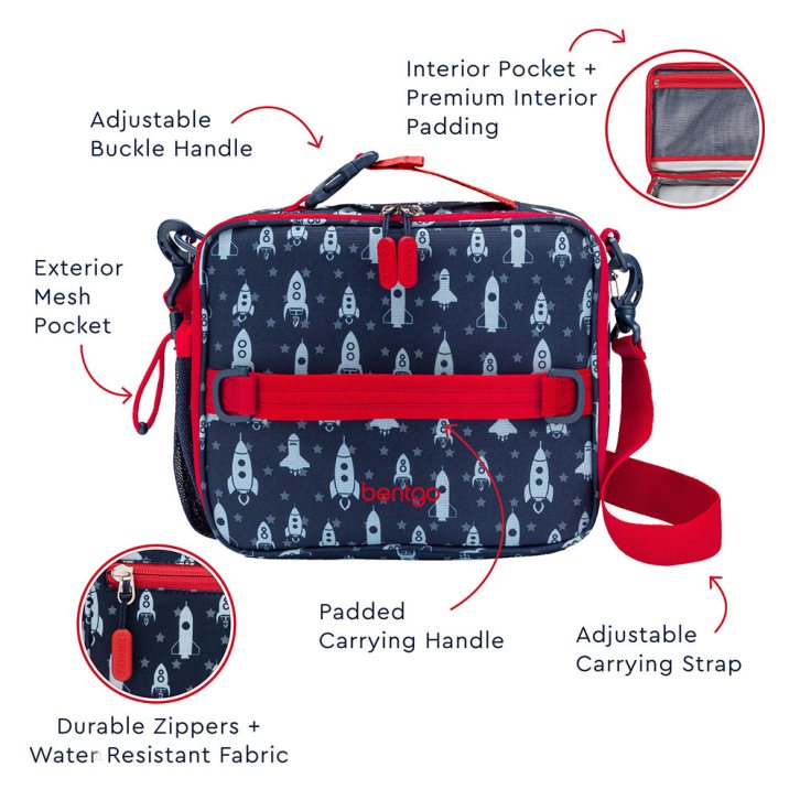 Space Rockets Bentgo Prints Kids' Lunch Bag USA | 310926PKL