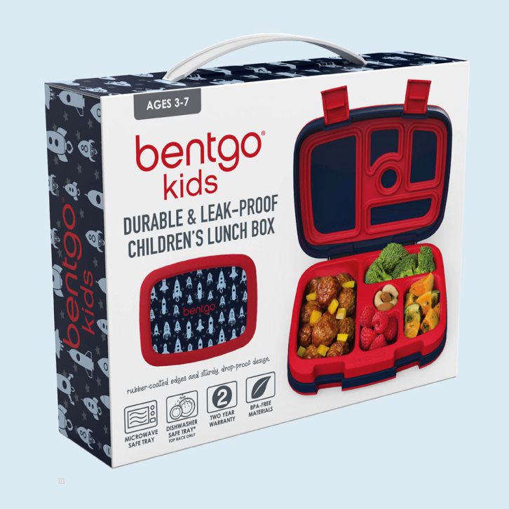 Space Rockets Bentgo Prints Kids' Lunch Box USA | 390614ENJ