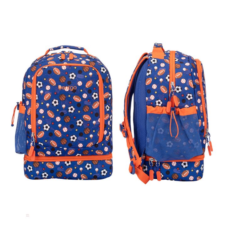 Sports Bentgo Prints Lunch Bag Kids' 2-in-1 Backpack USA | 274908JTP