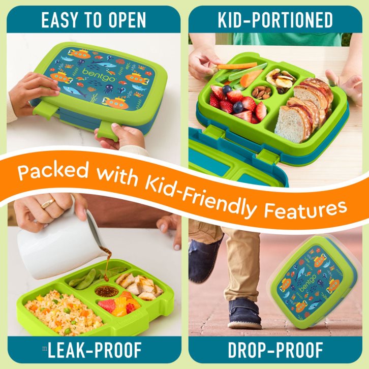 Submarine Bentgo Prints Kids' Lunch Box USA | 980421XON