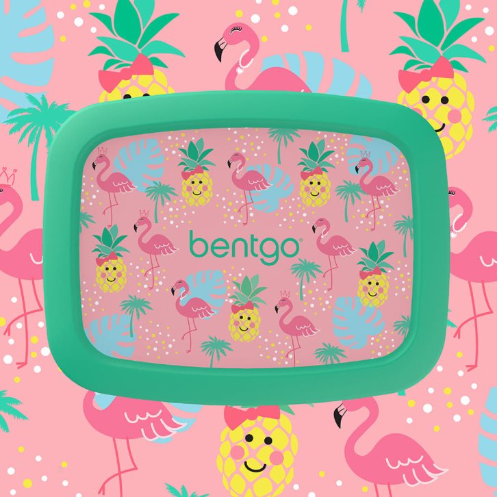 Tropical Bentgo Prints Kids' Lunch Box USA | 137068CJS