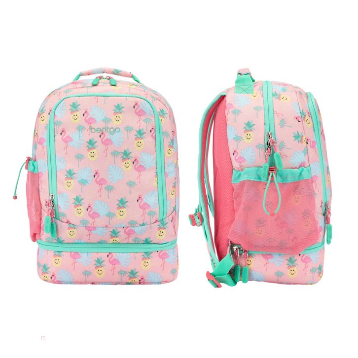 Tropical Bentgo Prints Lunch Box Kids' Backpack USA | 652347ZJB