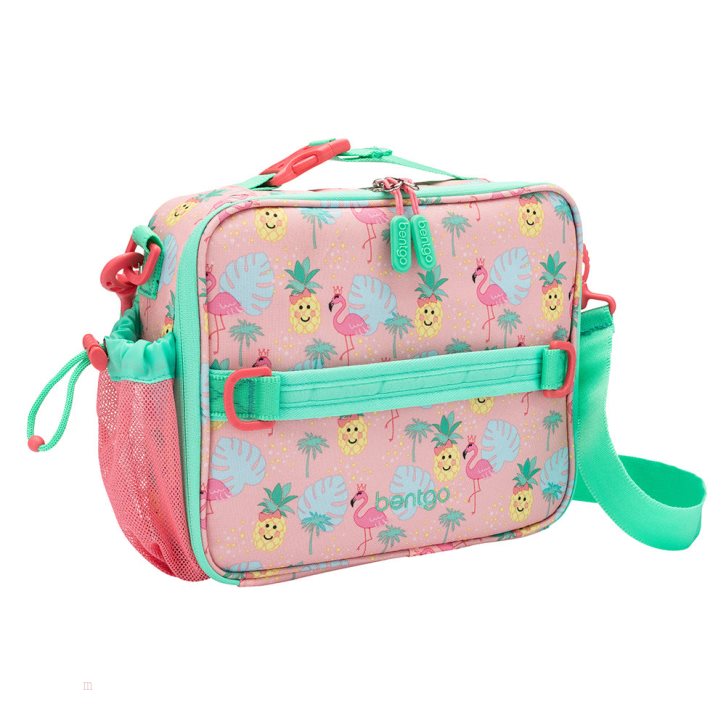 Tropical Bentgo Prints Lunch Box, Lunch Bag, & Ice Packs Kids' Lunch Set USA | 604397BHR