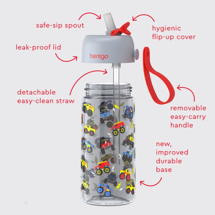 Trucks Bentgo Kids' Water Bottle USA | 097645IWZ