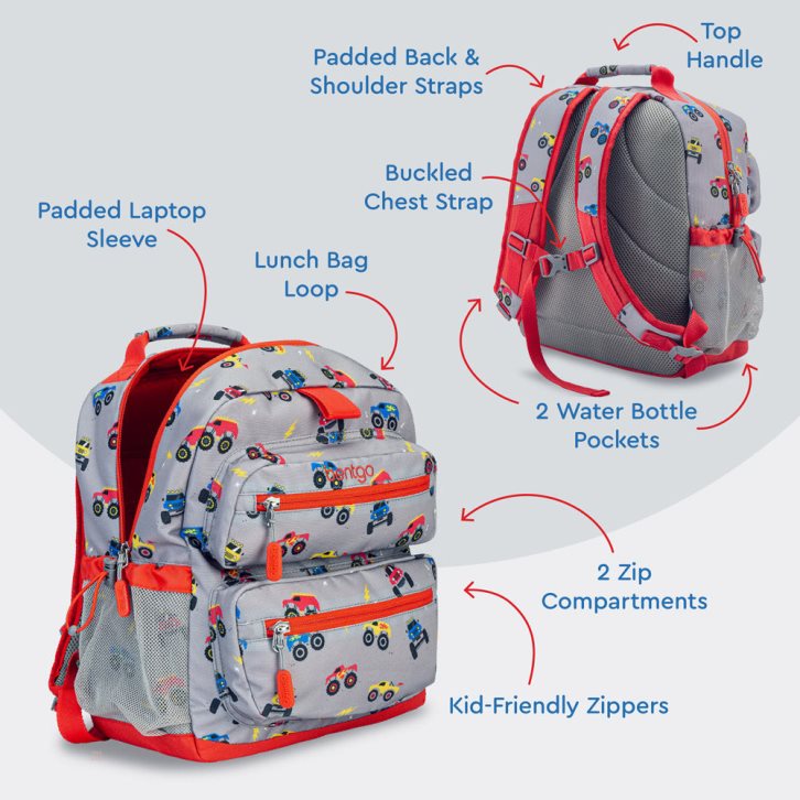 Trucks Bentgo Prints Kids' Backpack USA | 751984CAH