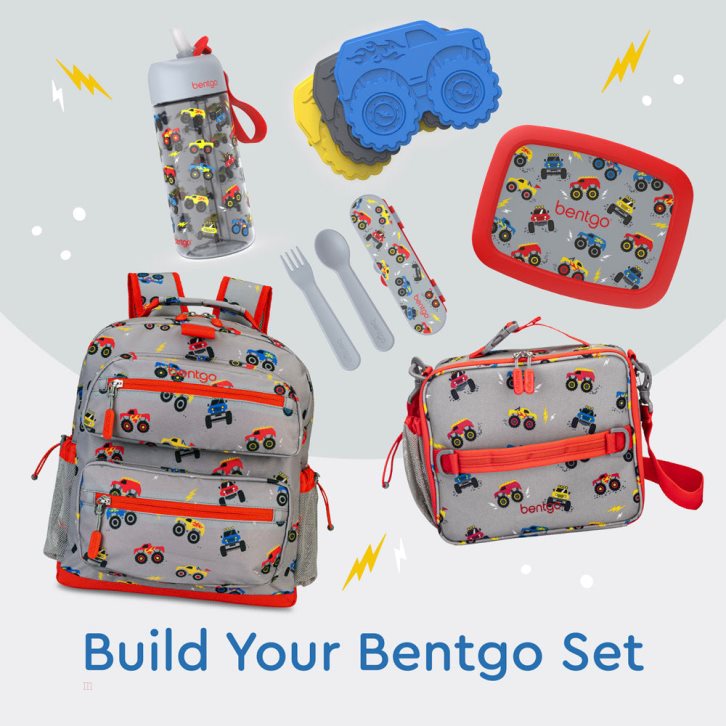 Trucks Bentgo Prints Kids' Lunch Bag USA | 823465HRD