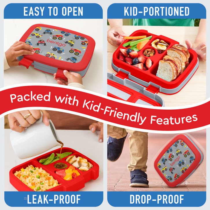 Trucks Bentgo Prints Kids' Lunch Box USA | 192873RQM